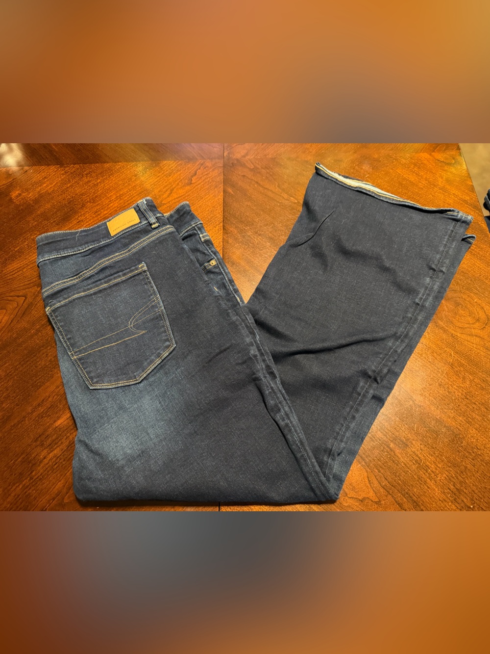American Eagle Outfitters Women's Dark Indigo Flare Jeans